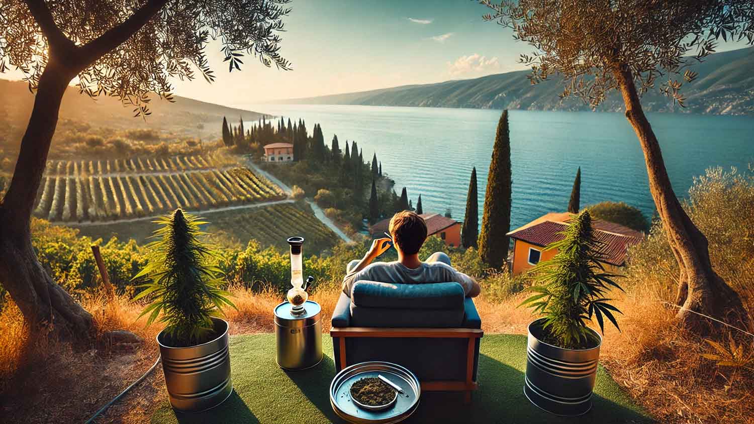 Cannabis und Gardasee