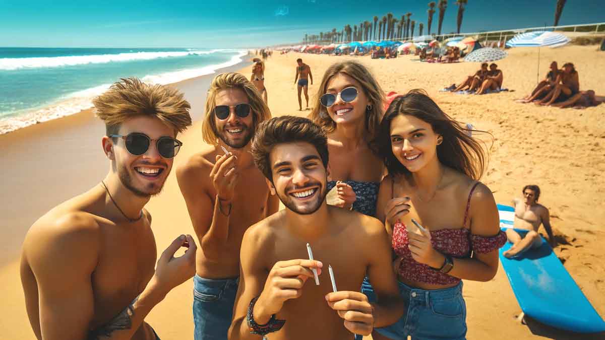 kiffen strand costa da caparica