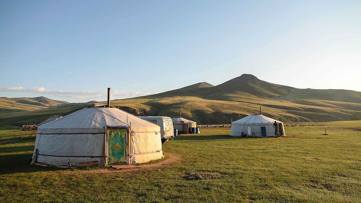 jurte ger mongolei
