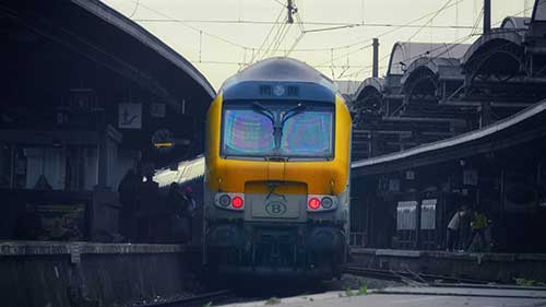 mit dem zug nach brüssel