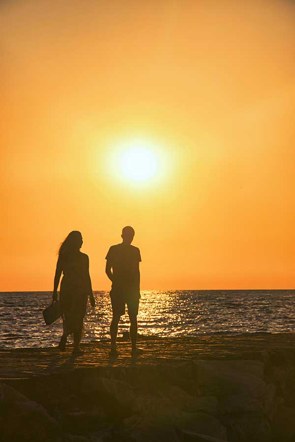 insel kos sonnenuntergang strand