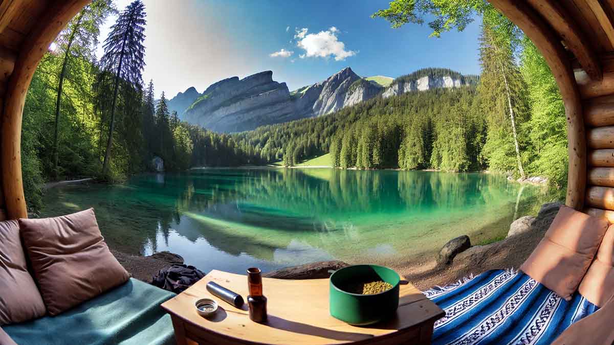 Crestasee: Entspannung und Naturgenuss mit Cannabis erleben