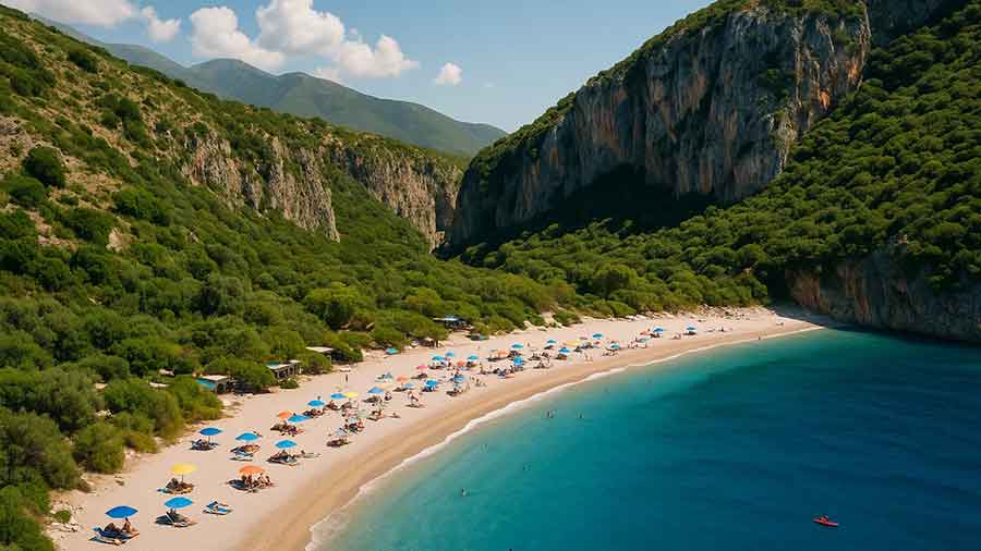 Gjipe Beach – Albaniens geheimer Canyonstrand