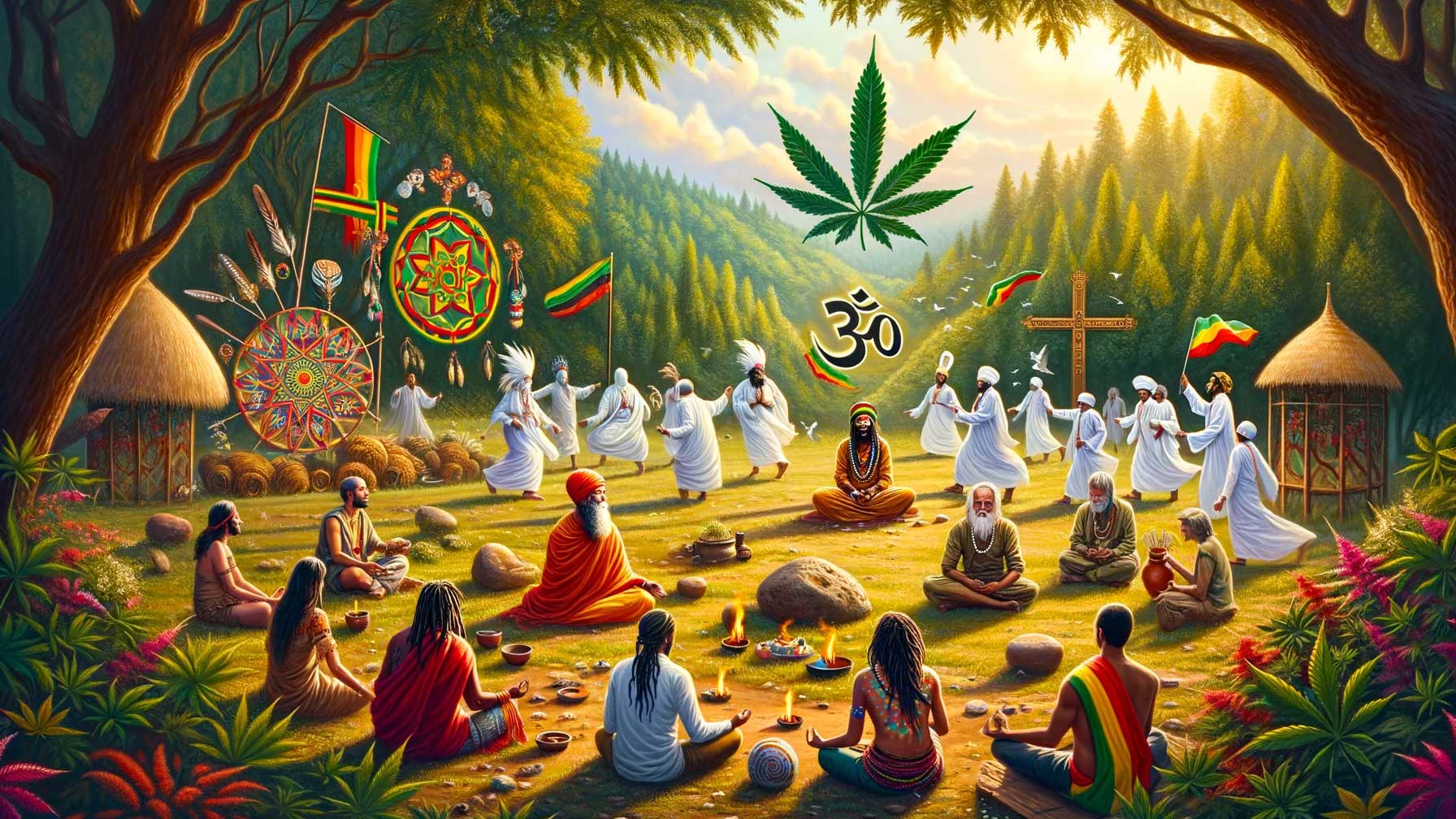 Länder & Religionen die Cannabis in ihren rituellen Praktiken einsetzen