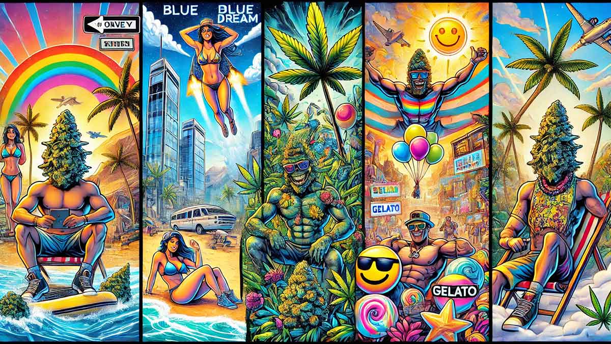 Die 5 beliebtesten Cannabissorten für den perfekten Urlaub