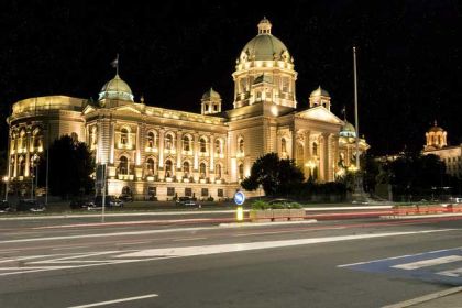 belgrad bei nacht