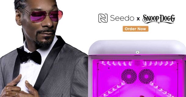 Snoop Dogg kooperiert mit Seedo für AI Growbox Tech (Bild: https://www.seedolab.com/)
