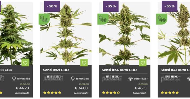  CBD Marihuana (Gras) Saatgut & Blüten kaufen